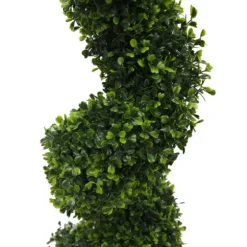 Green Spiral Boxwood Potted Topiary, 3 Ft.-Kirkland's Home Hot