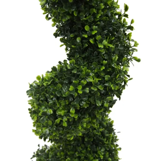 Green Spiral Boxwood Potted Topiary, 3 Ft.-Kirkland's Home Hot