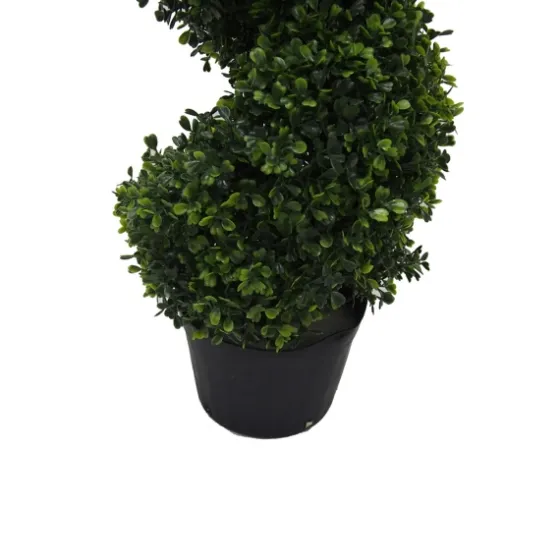 Green Spiral Boxwood Potted Topiary, 3 Ft.-Kirkland's Home Hot
