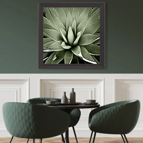 Green Succulent Iii Framed Canvas Art-Kirkland's Home Shop