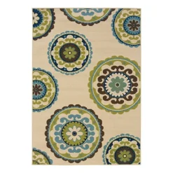 Green Suzani Capetown Area Rug, 5X7-Kirkland's Home Cheap