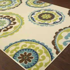 Green Suzani Capetown Area Rug, 5X7-Kirkland's Home Cheap