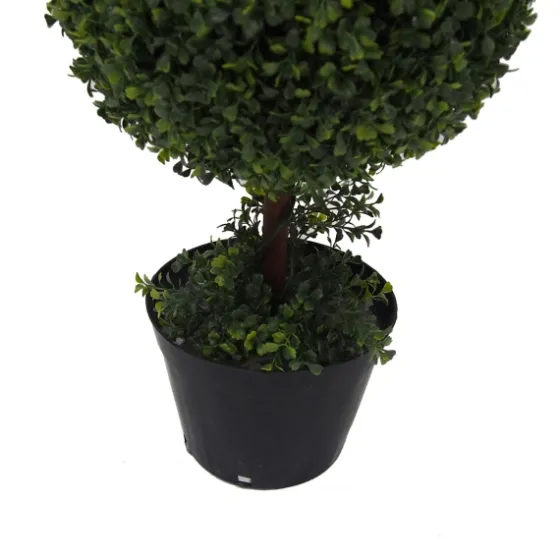 Green Triple Ball Boxwood Potted Topiary, 4 Ft.-Kirkland's Home Cheap
