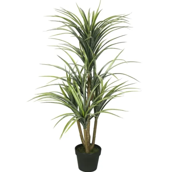 Green Yucca Tree In Black Planter-Kirkland's Home Store