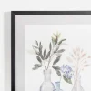 Greenery In Blue Glass Vase Framed Art Print-Kirkland's Home Outlet