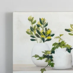 Greenery In Bottle Vases Canvas Art Print-Kirkland's Home Best