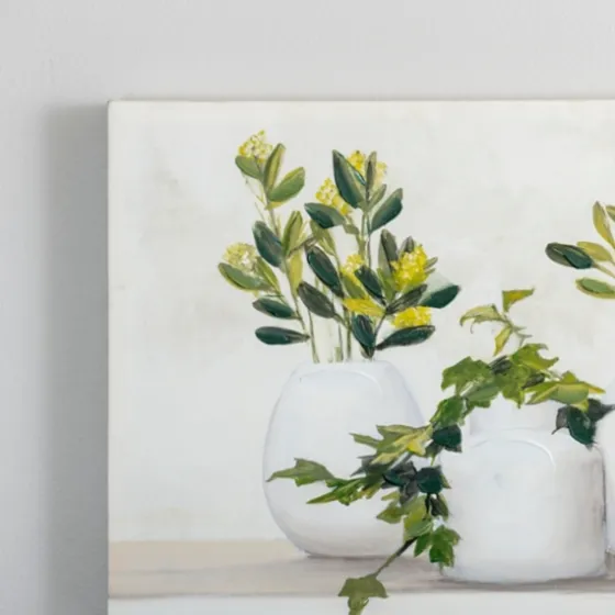 Greenery In Bottle Vases Canvas Art Print-Kirkland's Home Best