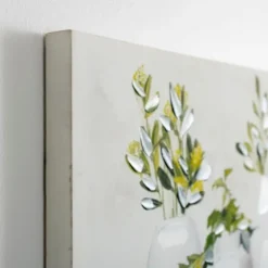 Greenery In Bottle Vases Canvas Art Print-Kirkland's Home Best