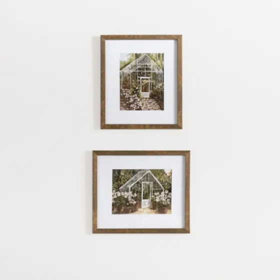 Greenhouse Garden Framed Art Prints, Set Of 2-Kirkland's Home Shop