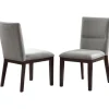 Greige And Walnut Dining Chairs, Set Of 2-Kirkland's Home Store