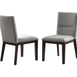 Greige And Walnut Dining Chairs, Set Of 2-Kirkland's Home Store