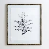 Greige Leaves Ii Bamboo Frame Art Print-Kirkland's Home Clearance