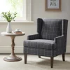Grid Plaid Upholstered Martha Stewart Accent Chair-Kirkland's Home Clearance