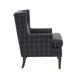 Grid Plaid Upholstered Martha Stewart Accent Chair-Kirkland's Home Clearance