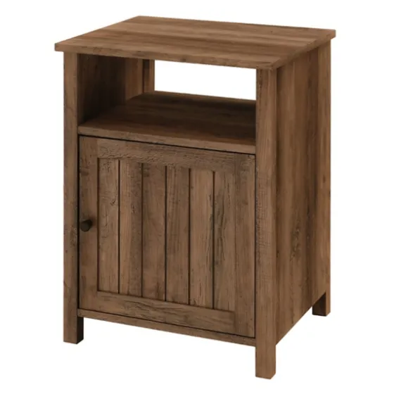 Grooved Door Barnwood Side Table-Kirkland's Home Best Sale