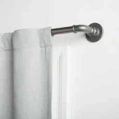 Gunmetal Hyde Wrap Around Curtain Rod, 120 In.-Kirkland's Home Sale