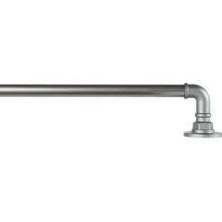Gunmetal Hyde Wrap Around Curtain Rod, 120 In.-Kirkland's Home Sale