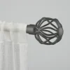 Gunmetal Open Sphere Curtain Rod, 72 In.-Kirkland's Home Flash Sale