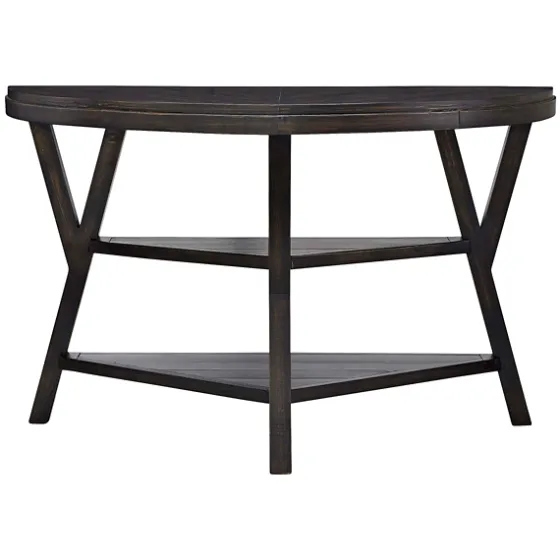 Half Round Wood Flared Base Console Table-Kirkland's Home Sale