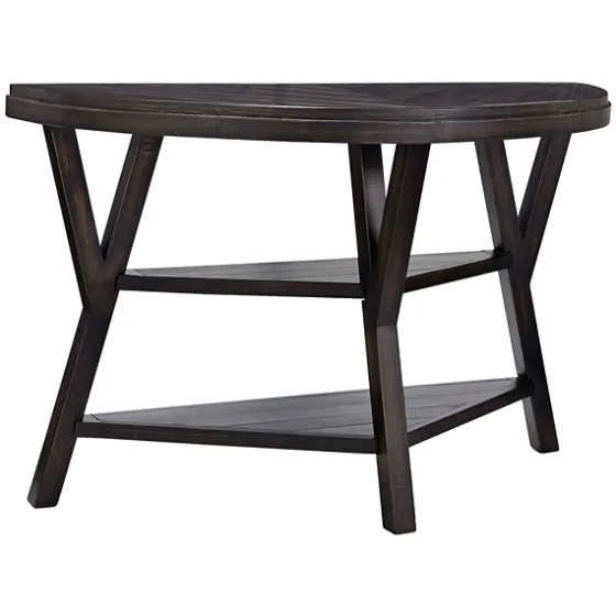 Half Round Wood Flared Base Console Table-Kirkland's Home Sale