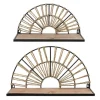 Half-Moon Woven Seagrass Wall Shelf, Set Of 2-Kirkland's Home Store