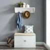 Halie Modern Upholstered 2-Pc. Hall Tree Set-Kirkland's Home Flash Sale