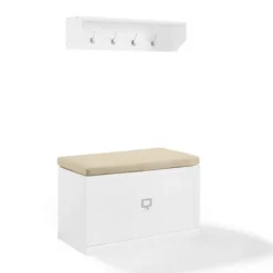 Halie Modern Upholstered 2-Pc. Hall Tree Set-Kirkland's Home Flash Sale