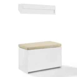 Halie Modern Upholstered 2-Pc. Hall Tree Set-Kirkland's Home Flash Sale