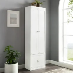 Halie White Wood 2-Door Pantry Closet-Kirkland's Home Cheap
