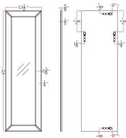 Halifax Long Beveled Edge Wall Mirror-Kirkland's Home Cheap