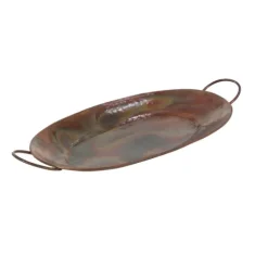 Hammered Copper 3-Pc. Iridescent Tray Set-Kirkland's Home New