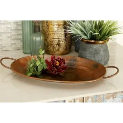 Hammered Copper 3-Pc. Iridescent Tray Set-Kirkland's Home New