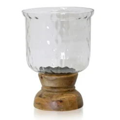 Hammered Glass Globe Candle Holder, 13 In.-Kirkland's Home Discount