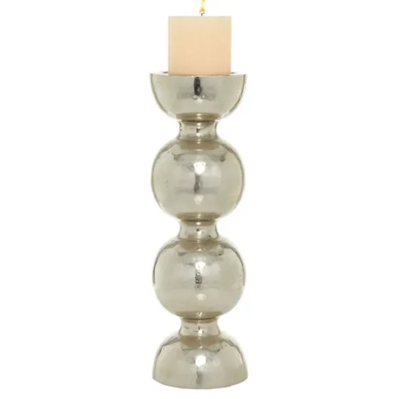 Hammered Metal Orb Candle Holder, 18 In.-Kirkland's Home Cheap