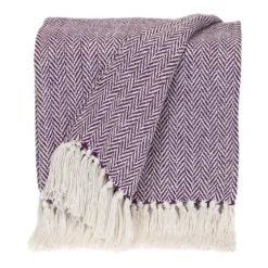 Hand Loomed Herringbone Throw-Kirkland's Home Flash Sale