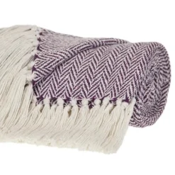 Hand Loomed Herringbone Throw-Kirkland's Home Flash Sale