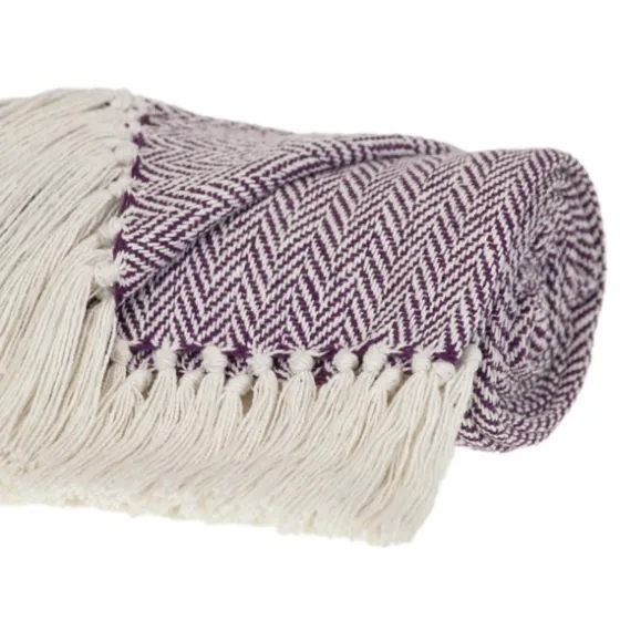 Hand Loomed Herringbone Throw-Kirkland's Home Flash Sale