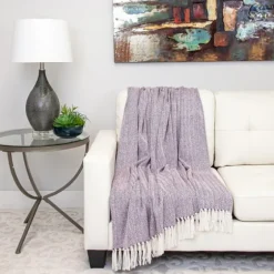 Hand Loomed Herringbone Throw-Kirkland's Home Flash Sale