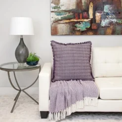 Hand Loomed Herringbone Throw-Kirkland's Home Flash Sale
