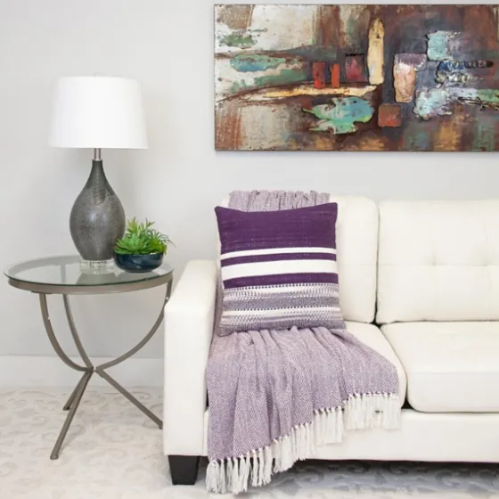 Hand Loomed Herringbone Throw-Kirkland's Home Flash Sale
