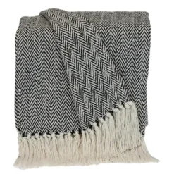 Hand Loomed Herringbone Throw-Kirkland's Home Cheap