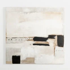 Hand Painted Neutral Textures Art Print-Kirkland's Home Best Sale