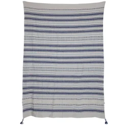 Hand Woven Striped Throw Blanket-Kirkland's Home Discount