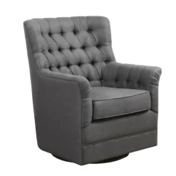 Hand-Tufted Swivel Glider Accent Chair-Kirkland's Home Discount