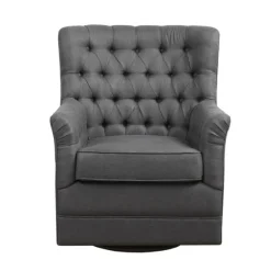 Hand-Tufted Swivel Glider Accent Chair-Kirkland's Home Discount