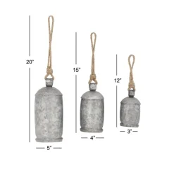 Hanging Decorative Bells, Set Of 3-Kirkland's Home Fashion
