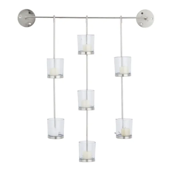 Hanging Glass Votive Wall Plaque-Kirkland's Home Best Sale