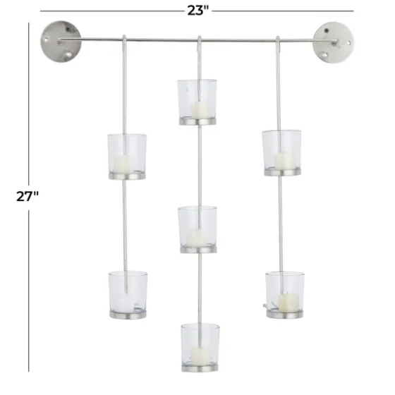 Hanging Glass Votive Wall Plaque-Kirkland's Home Best Sale