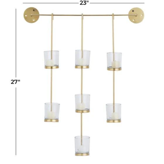Hanging Glass Votive Wall Plaque-Kirkland's Home Fashion