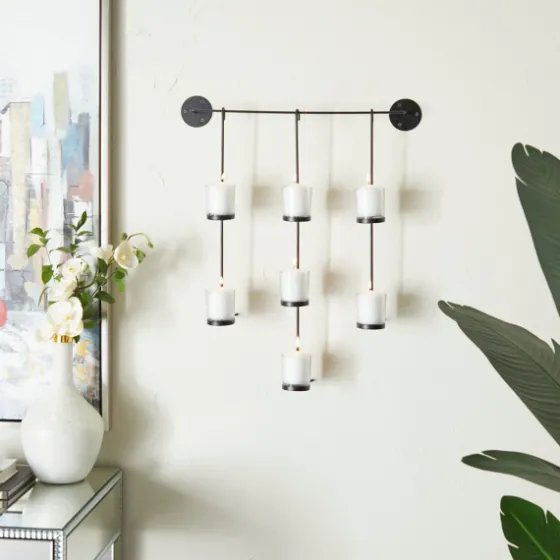Hanging Glass Votive Wall Plaque-Kirkland's Home Flash Sale